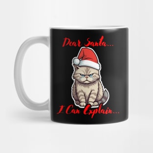 Dear Santa I Can Explain Mug